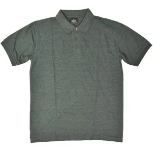 Dark Grey Plain Polo Shirt – Unisex