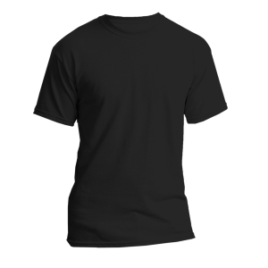 Black  Branded Round Neck Tshirt (High Quality Cotton)