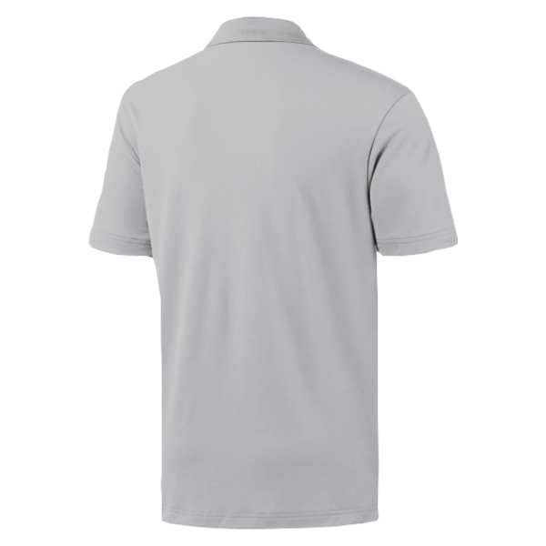Grey Plain Polo Shirt – Unisex - Image 2