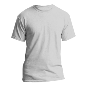 Light  Grey Branded Round Neck Tshirt (High Quality Cotton)