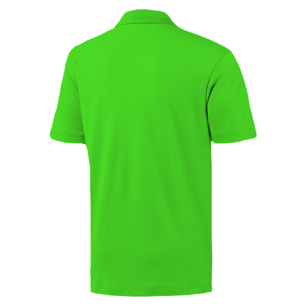 Lime Green Plain Polo Shirt – Unisex - Image 2