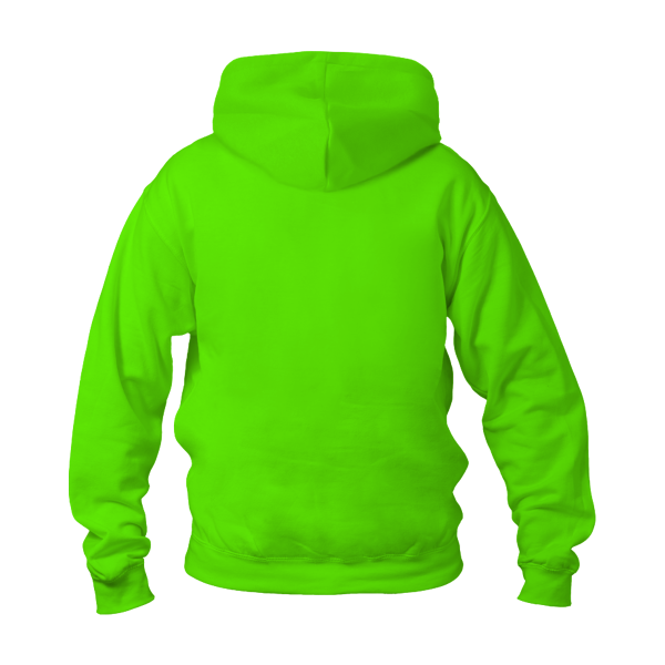 Dark Grey Branded Plain Hoodie - Fleece - Image 8