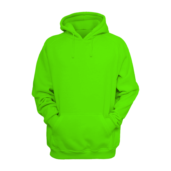 Dark Grey Branded Plain Hoodie - Fleece - Image 7
