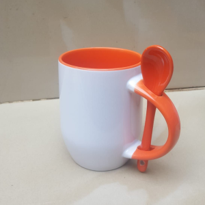 Orange Spoon Mugs