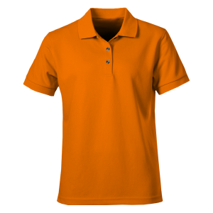 Orange Plain Polo Shirt – Unisex