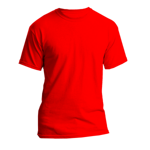 Red Branded Round Neck Tshirt (High Quality Cotton)