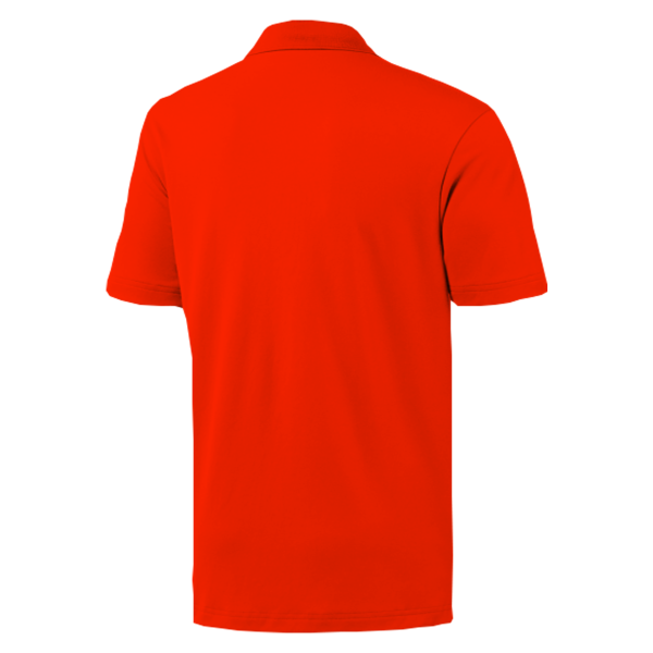 Red Plain Polo Shirt – Unisex - Image 2
