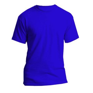 Royal Blue Branded Round Neck Tshirt (High Quality Cotton)
