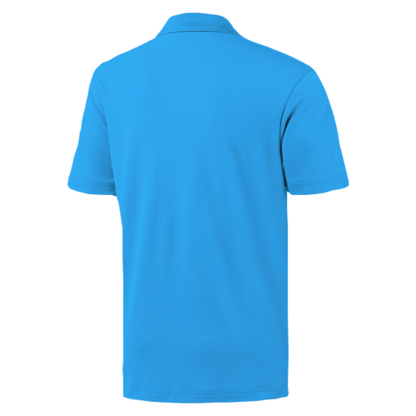 Sky Blue Plain Polo Shirt – Unisex - Image 2