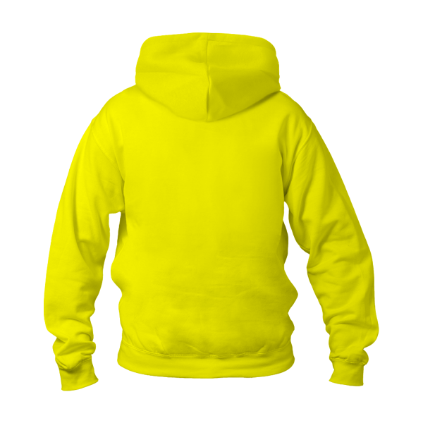Dark Grey Branded Plain Hoodie - Fleece - Image 5