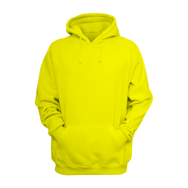 Dark Grey Branded Plain Hoodie - Fleece - Image 3