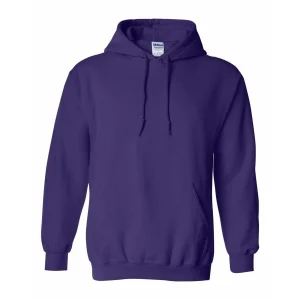Purple Branded Plain Hoodie - Fleece