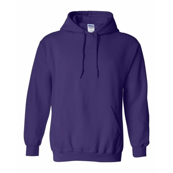 Dark Grey Branded Plain Hoodie - Fleece - Image 18